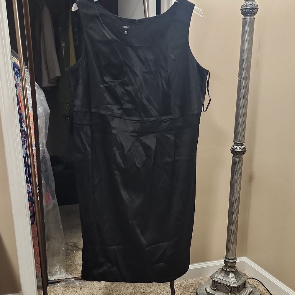 Talbots Classic Black Midi Dress